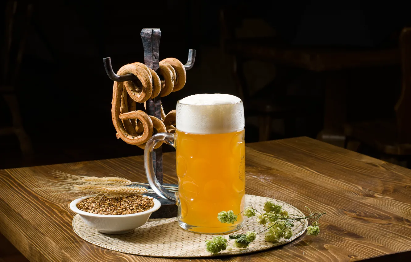 Фото обои пиво, алкоголь, кружка, ресторан, светлое