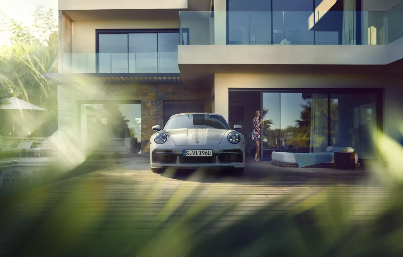 Фото обои 911, Porsche, front view, Porsche 911 Sport Classic