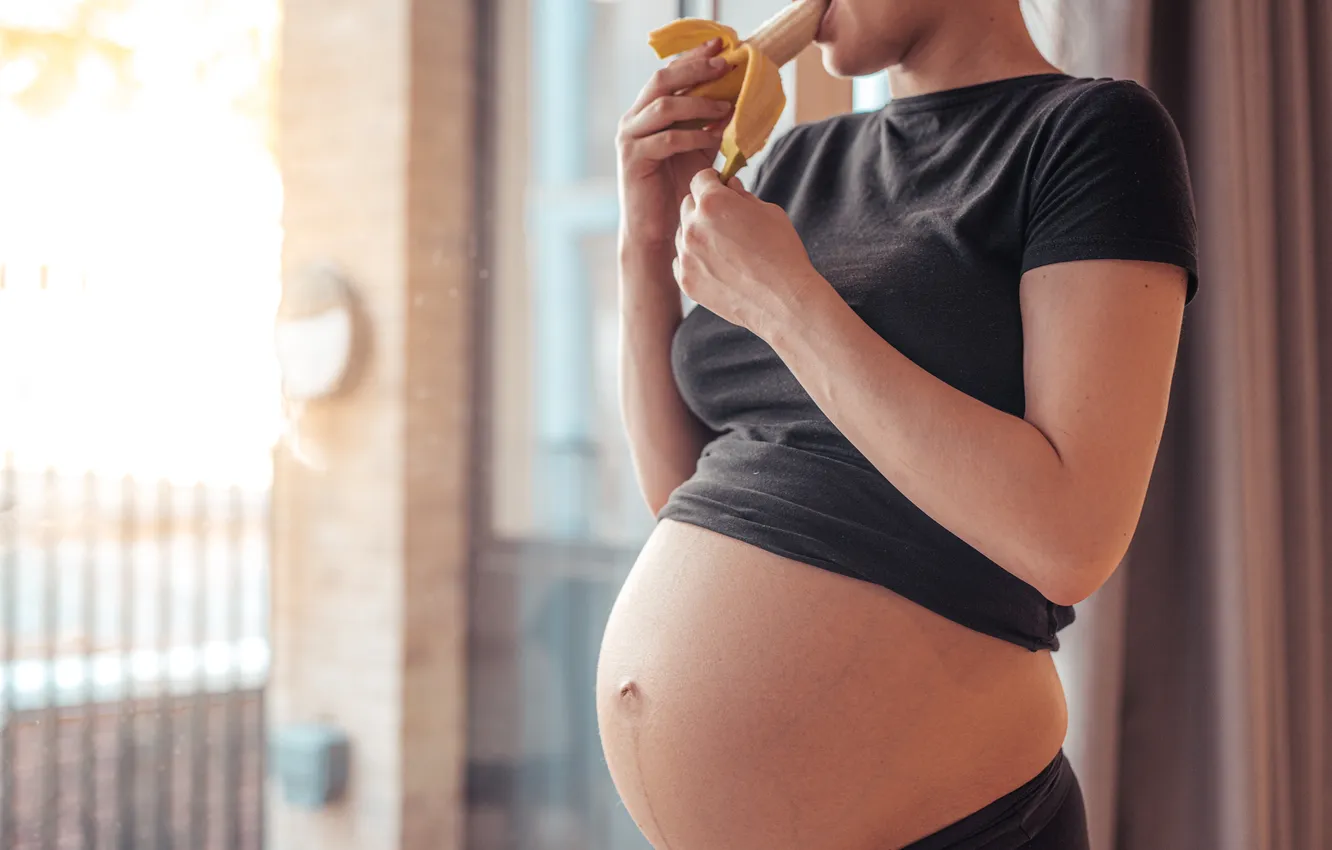 Фото обои fruit, banana, pregnancy