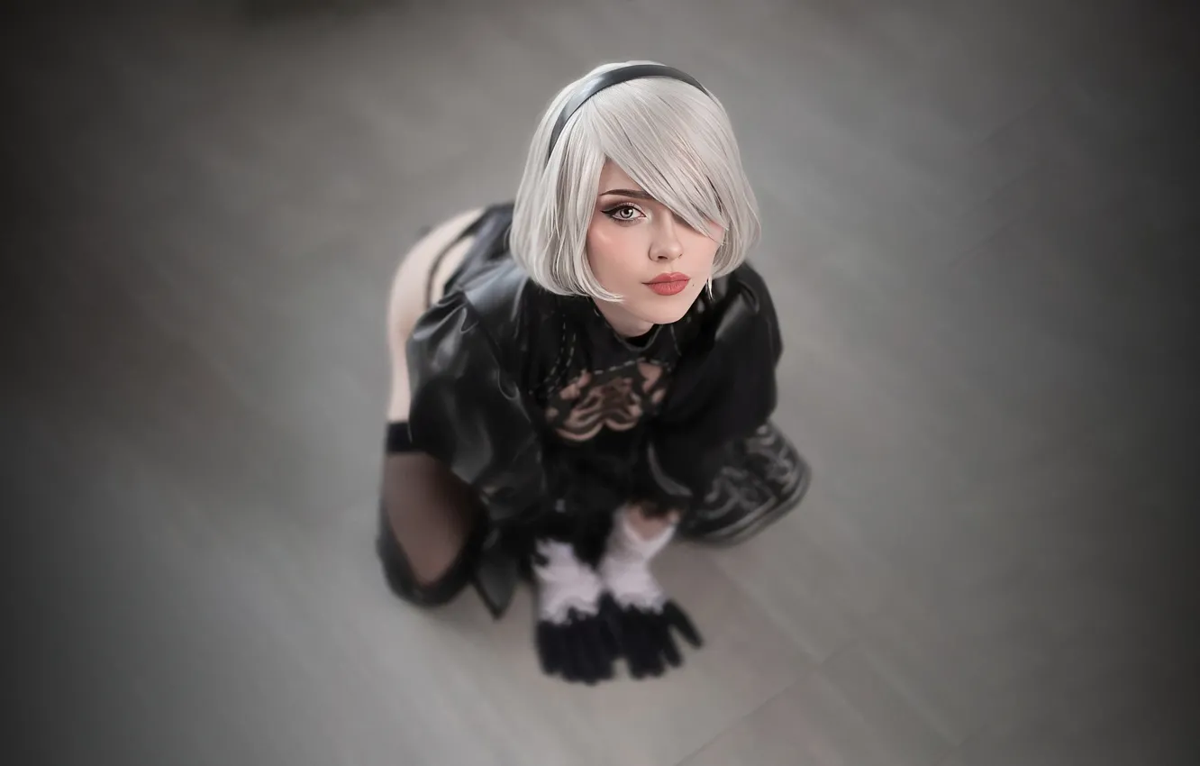 Фото обои girl, women, cosplay, Nier Automata, Ilona Bugaeva