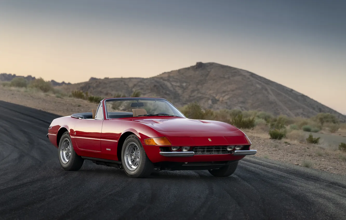 Фото обои Ferrari, суперкар, supercar, 1973, Daytona, единственный экземпляр, Ferrari 365 GTS/4 Daytona, the only instance