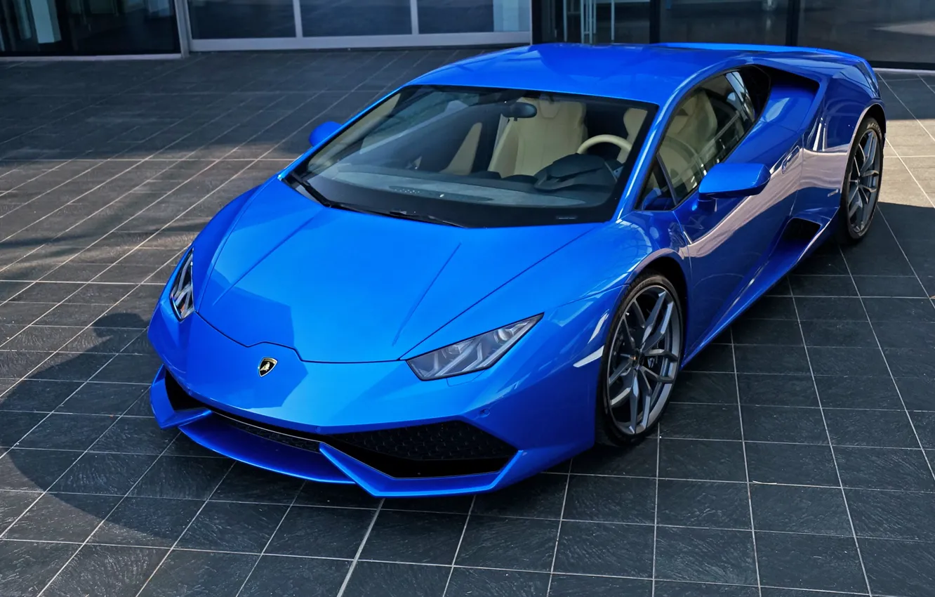 Фото обои Lamborghini, Blue, Huracan