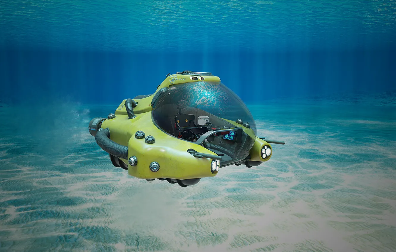 Фото обои Концепт, Подводный разведывательный аппарат, Kingfish