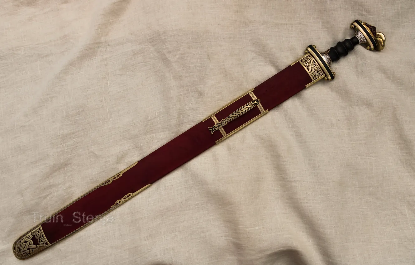Фото обои Меч, Sword, Готланд, Вендельская эпоха, Дмитрий Храмцов, Спата, 7 век, Valstenarum