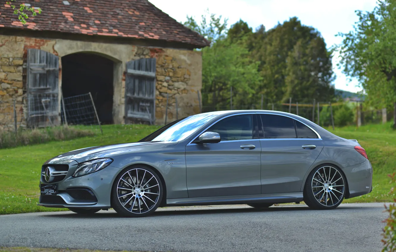 Фото обои AMG, C63, W205, Mercede Benz, C63AMG