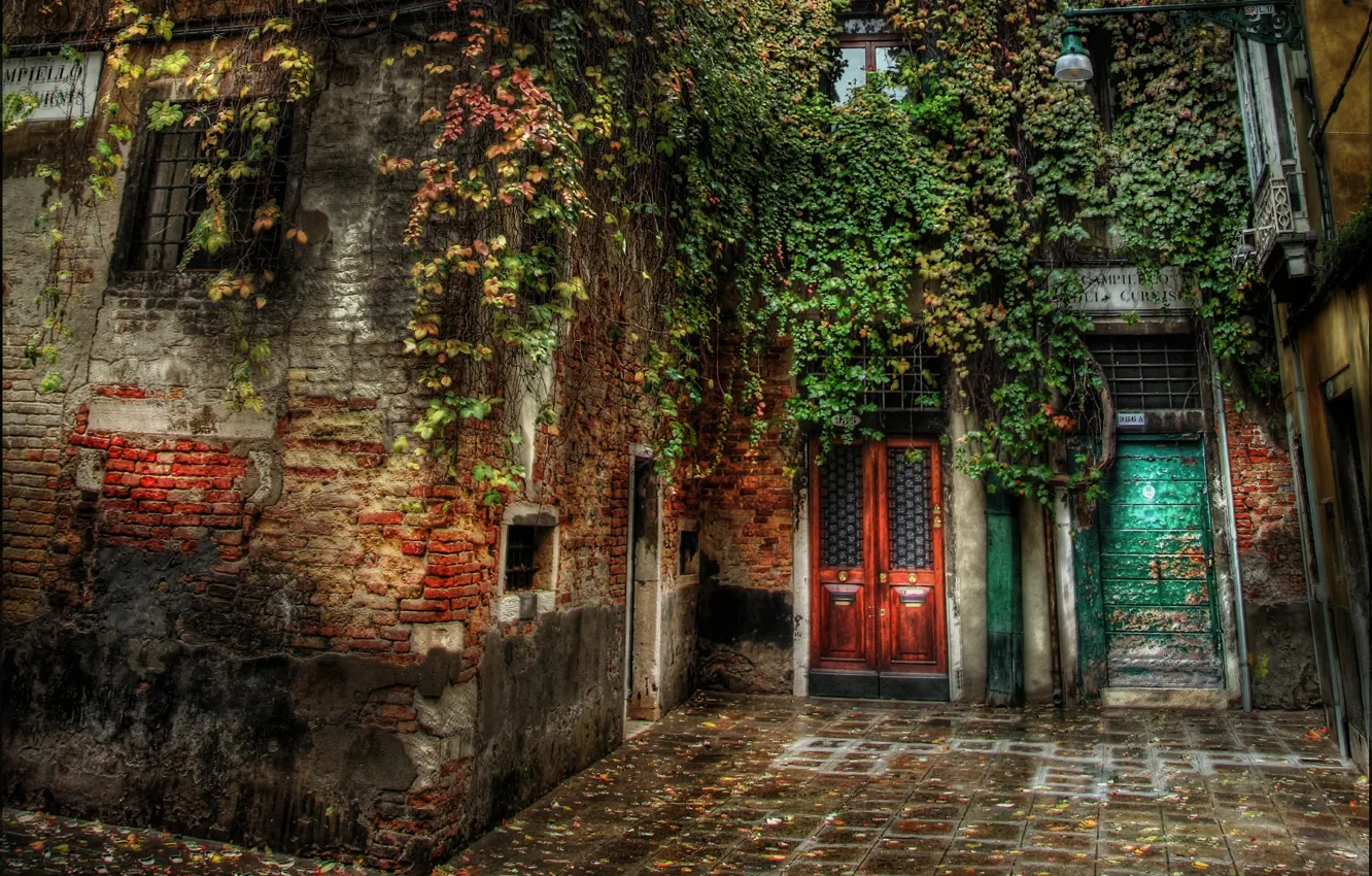 Фото обои HDR, Осень, Италия, Венеция, Fall, Italy, Autumn, Venice