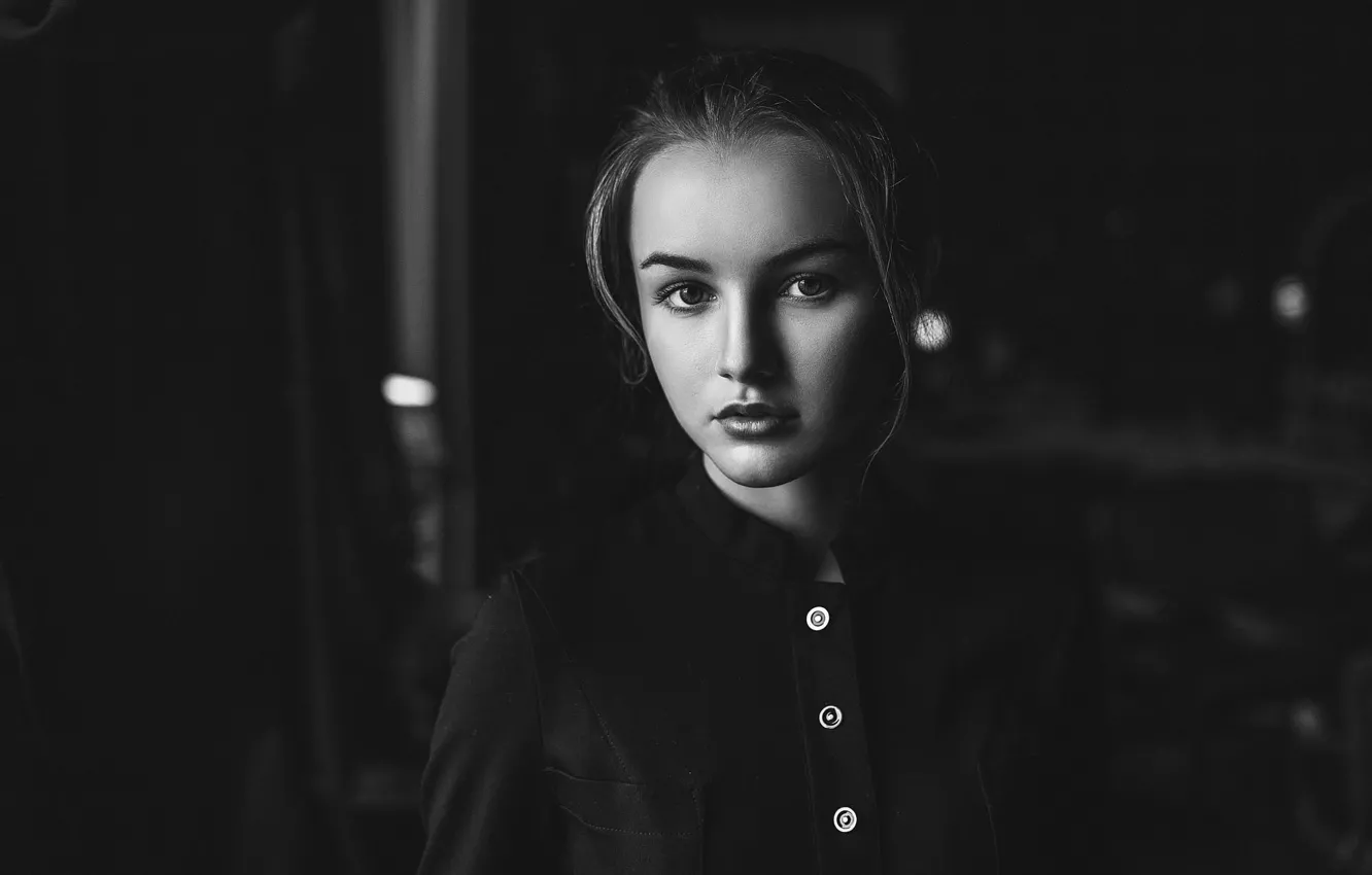 Фото обои взгляд, портрет, губки, Julia, Юля, Юлия Таврина, Ivan Proskurin
