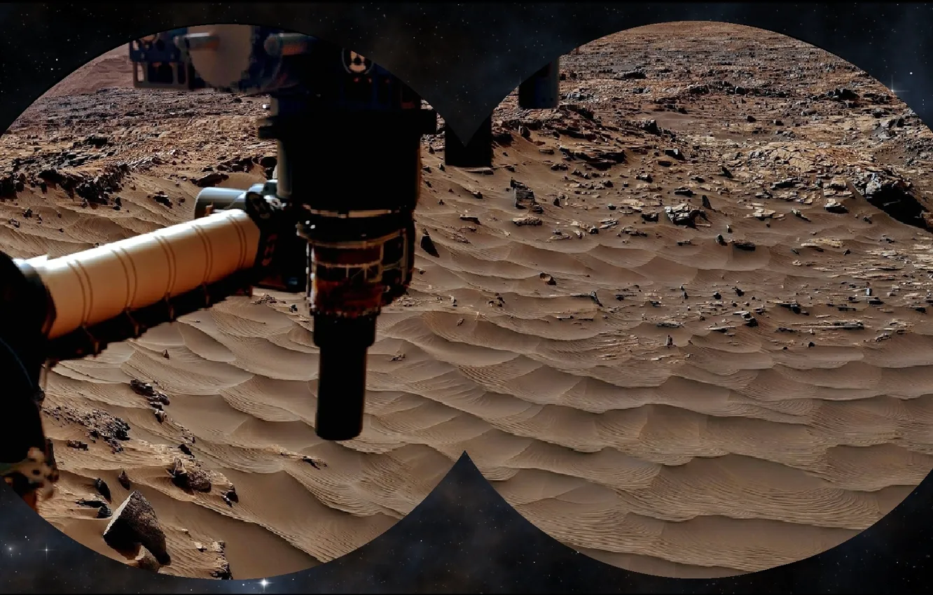 Фото обои Space, Planet, oops, Mars, Curiosity, Look, Control