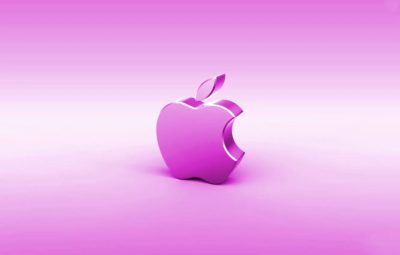 Фото обои компьютер, рендеринг, apple, яблоко, mac, эмблема, гаджет