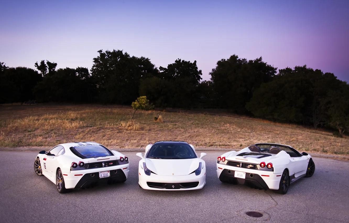 Фото обои Ferrari, coupe, Scuderia, Italia, 430, F458, 16M