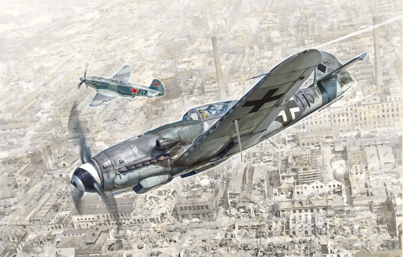 Фото обои Германия, истребитель, вермахт, люфтваффе, Messerschmitt Bf 109K-4, Gianluca Capaldo