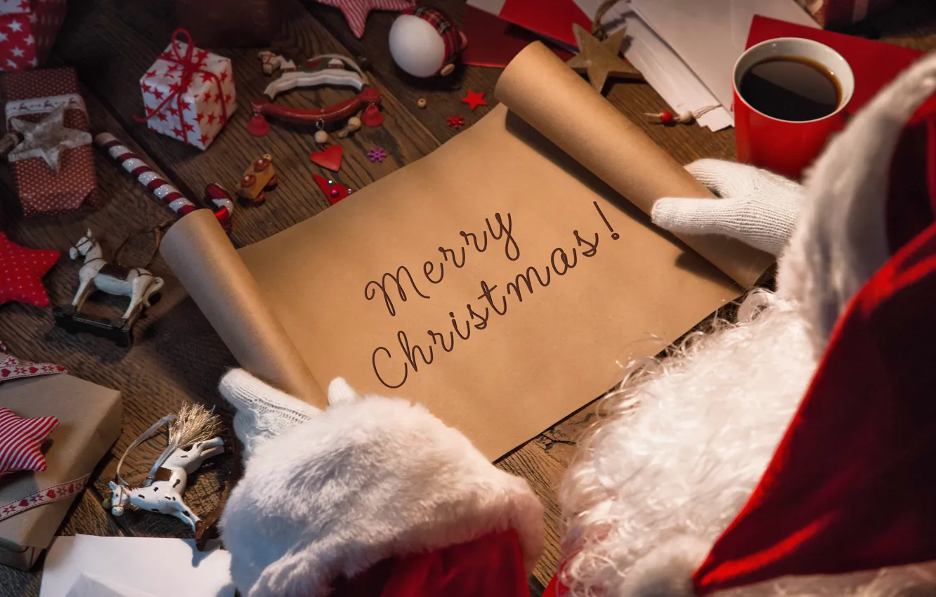Фото обои Новый Год, Рождество, christmas, merry christmas, gift, letter, decoration, xmas