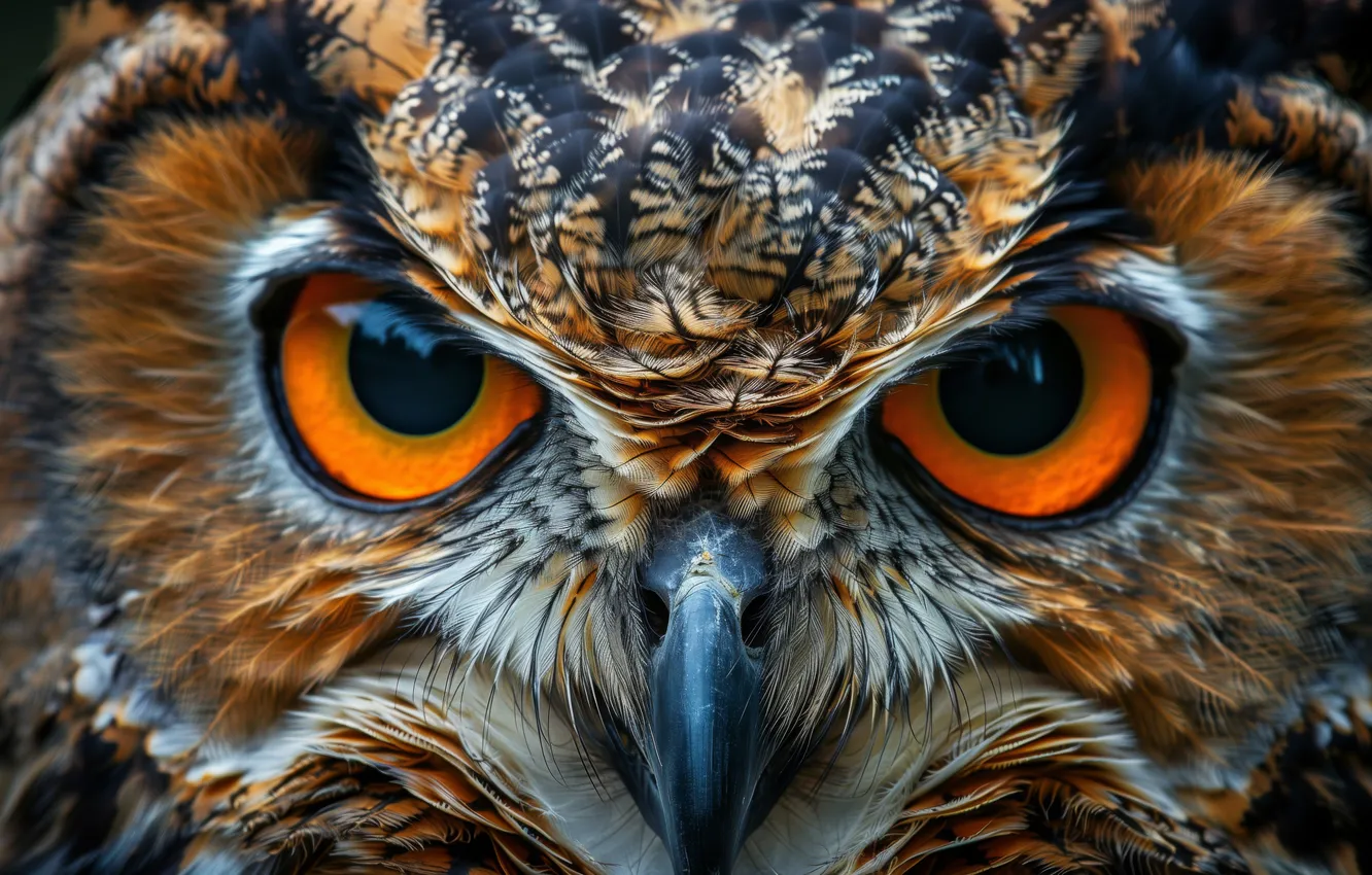 Фото обои Predator, owl, Ojos