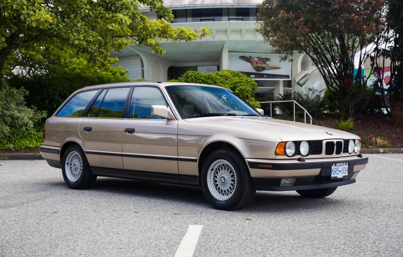 Фото обои BMW, E34, Touring, 525