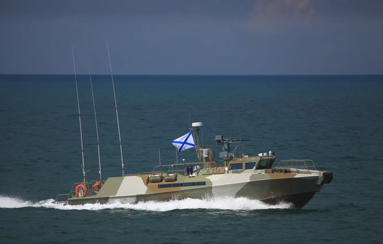 Фото обои катер, Раптор, морской, патрульный, Черное море, противодиверсионный