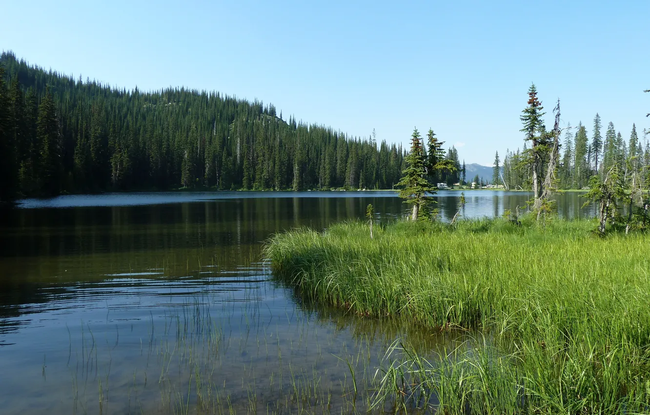 Фото обои British Columbia, Scenery, Lake, B.C., Kootenay, Bridal lake