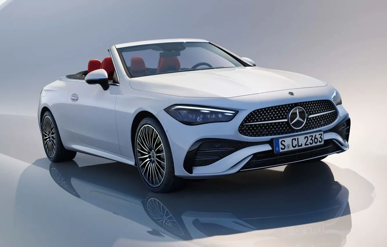 Фото обои Mercedes-Benz, кабриолет, Cabriolet, 2023, CLE, Mercedes-Benz CLE Cabriolet