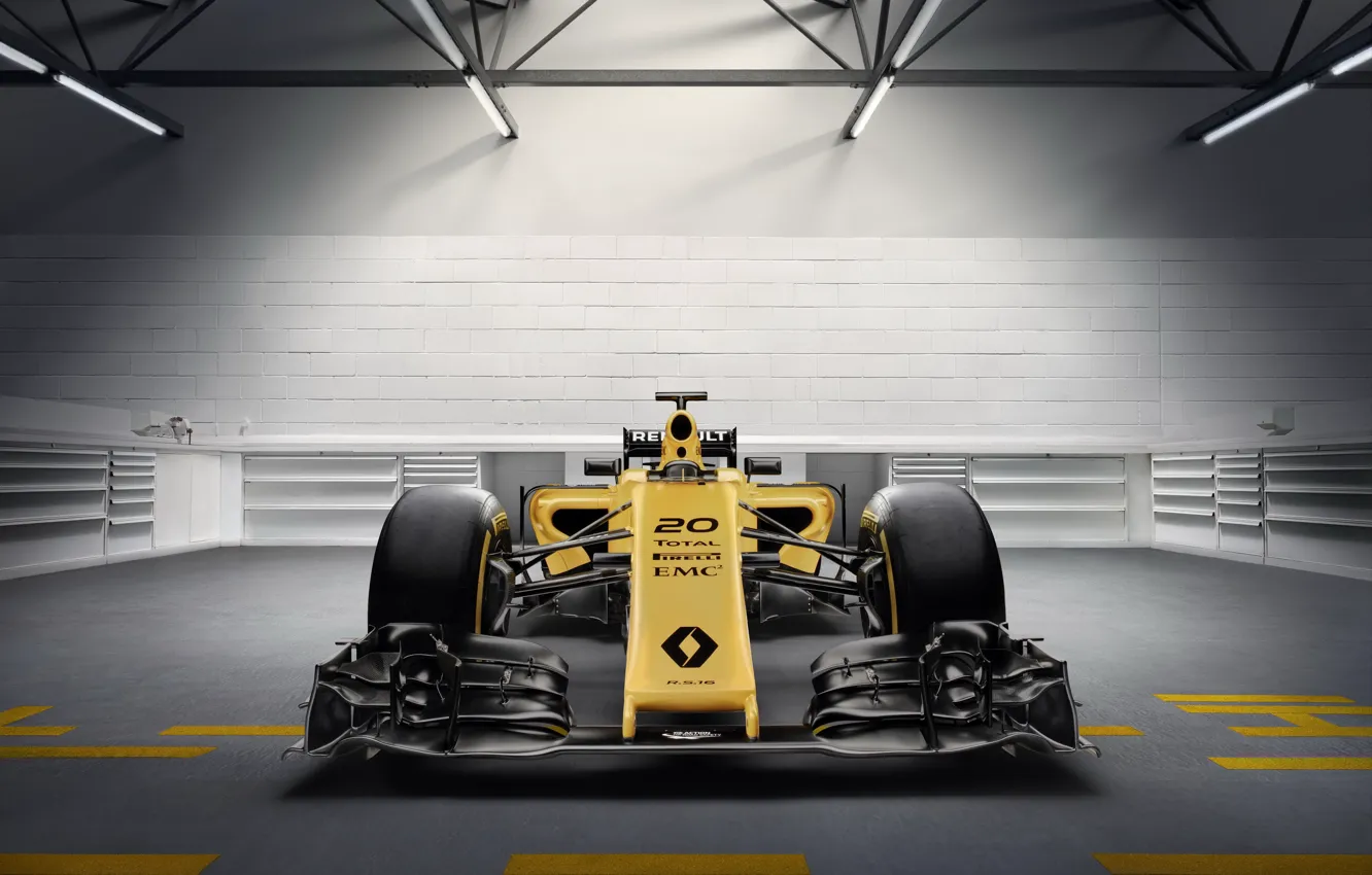 Фото обои Renault, формула 1, болид, Formula 1, рено, RS16