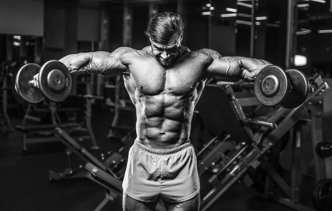 Фото обои chest, brutal, bodybuilding, caucasian, burn, bodybuilder, brutal drinks