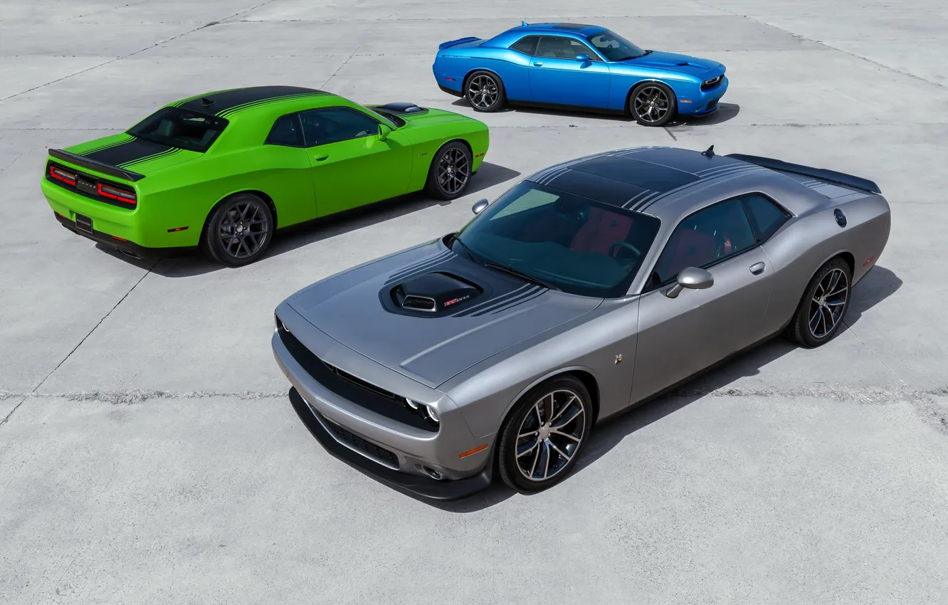 Фото обои Dodge, Challenger, auto, wallpapers, new, R/T, 2015