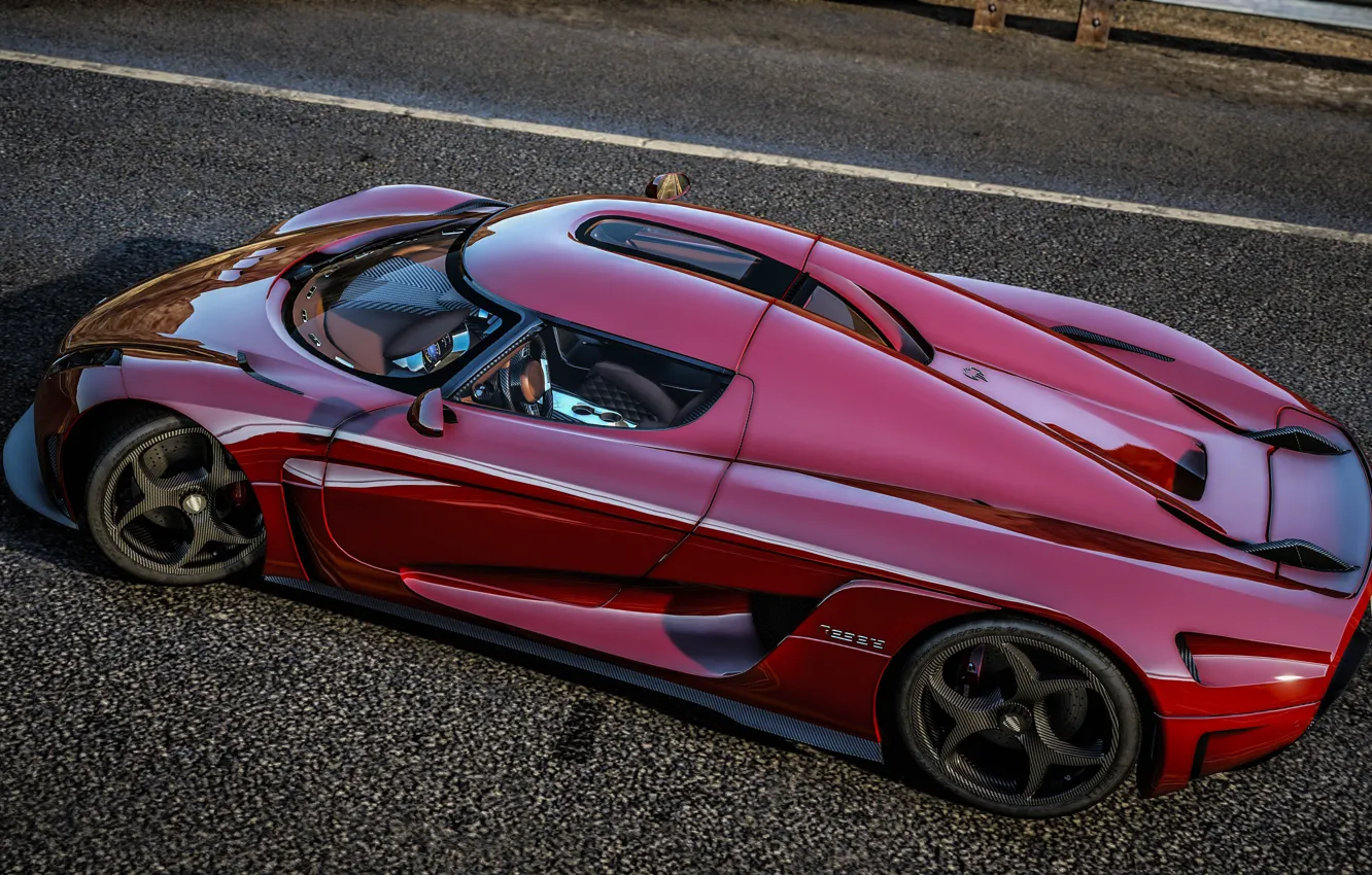 Фото обои суперкар, Grand Theft Auto V, Koenigsegg Regera