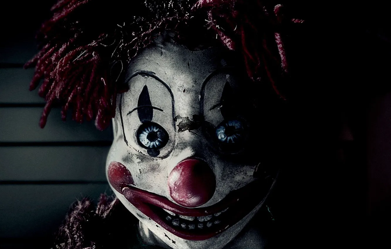 Фото обои cinema, panic, movie, fear, evil, film, darkness, clown