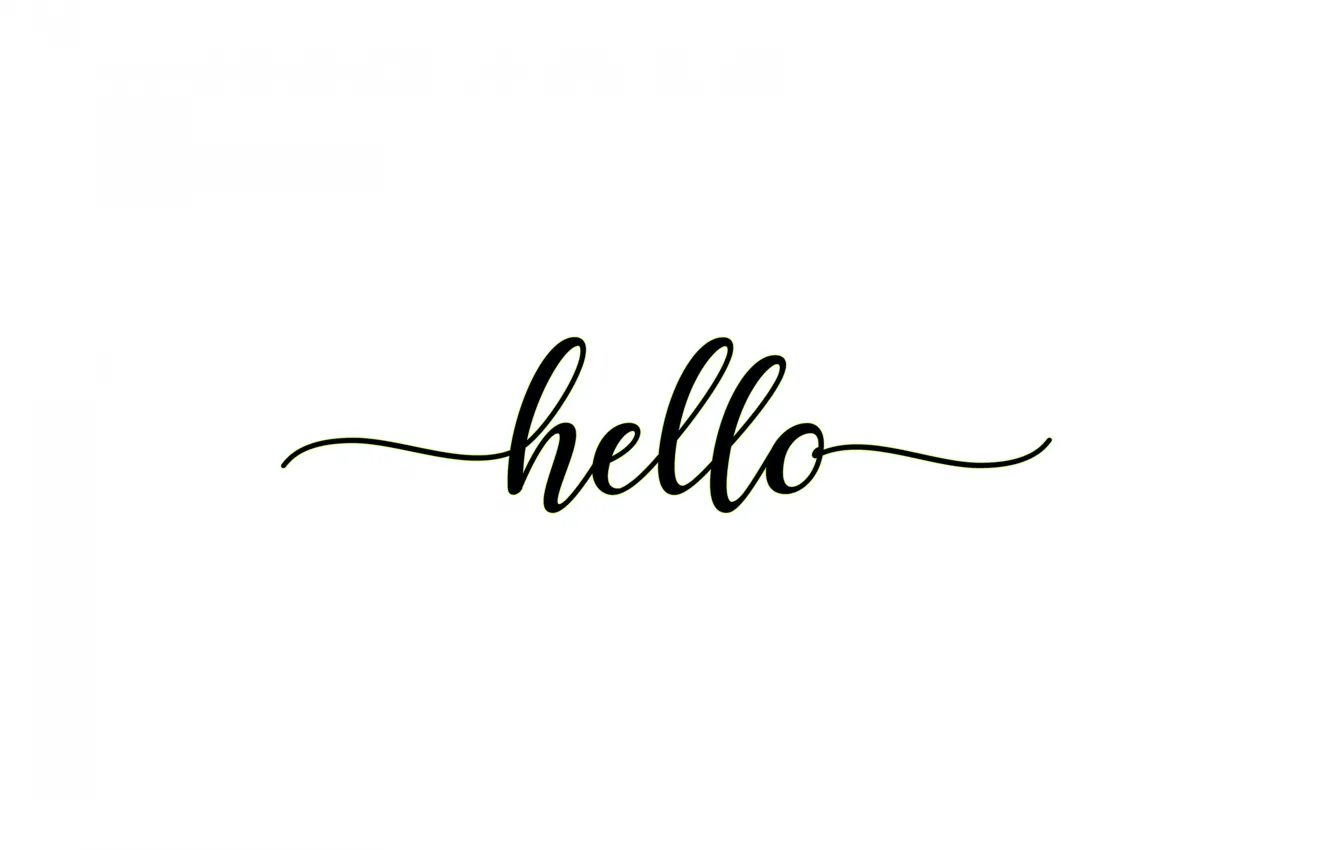 Фото обои буквы, привет, слово, hello
