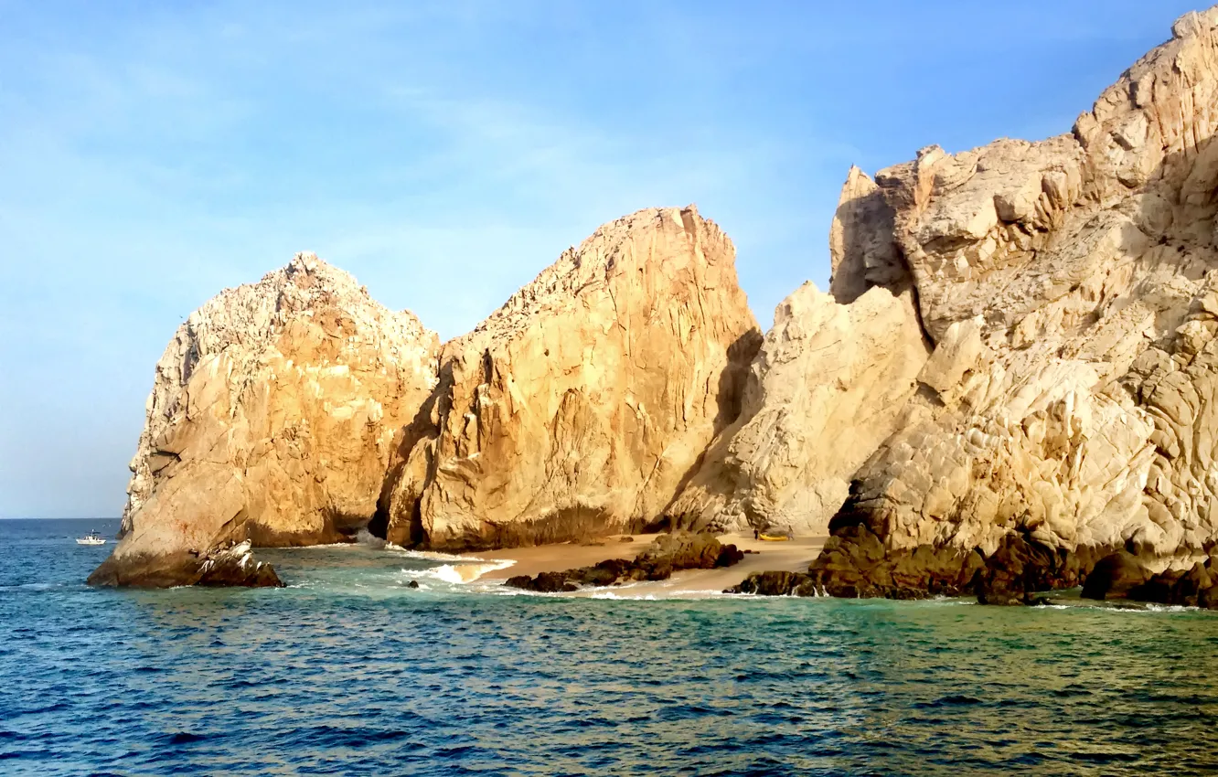 Фото обои beach, mexico, arco, loscabos, cabosanlucas