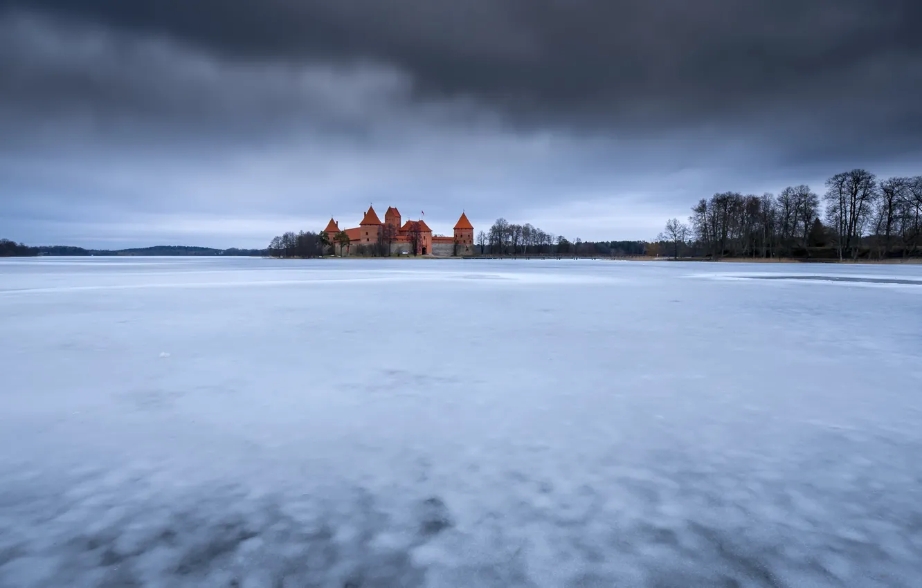 Фото обои Trakai, Lithuania, Vilnius County