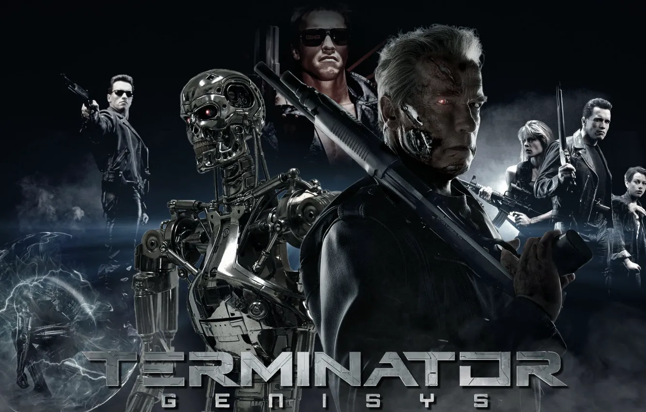Фото обои оружие, фантастика, арт, дробовик, Арнольд Шварценеггер, Arnold Schwarzenegger, Terminator: Genisys, Терминатор: Генезис