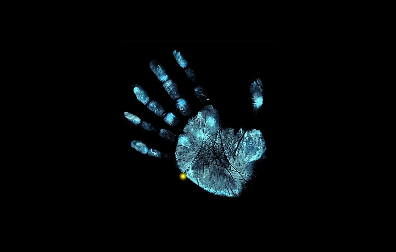 Фото обои рука, рентген, пальцы, fox, грань, fringe, за гранью
