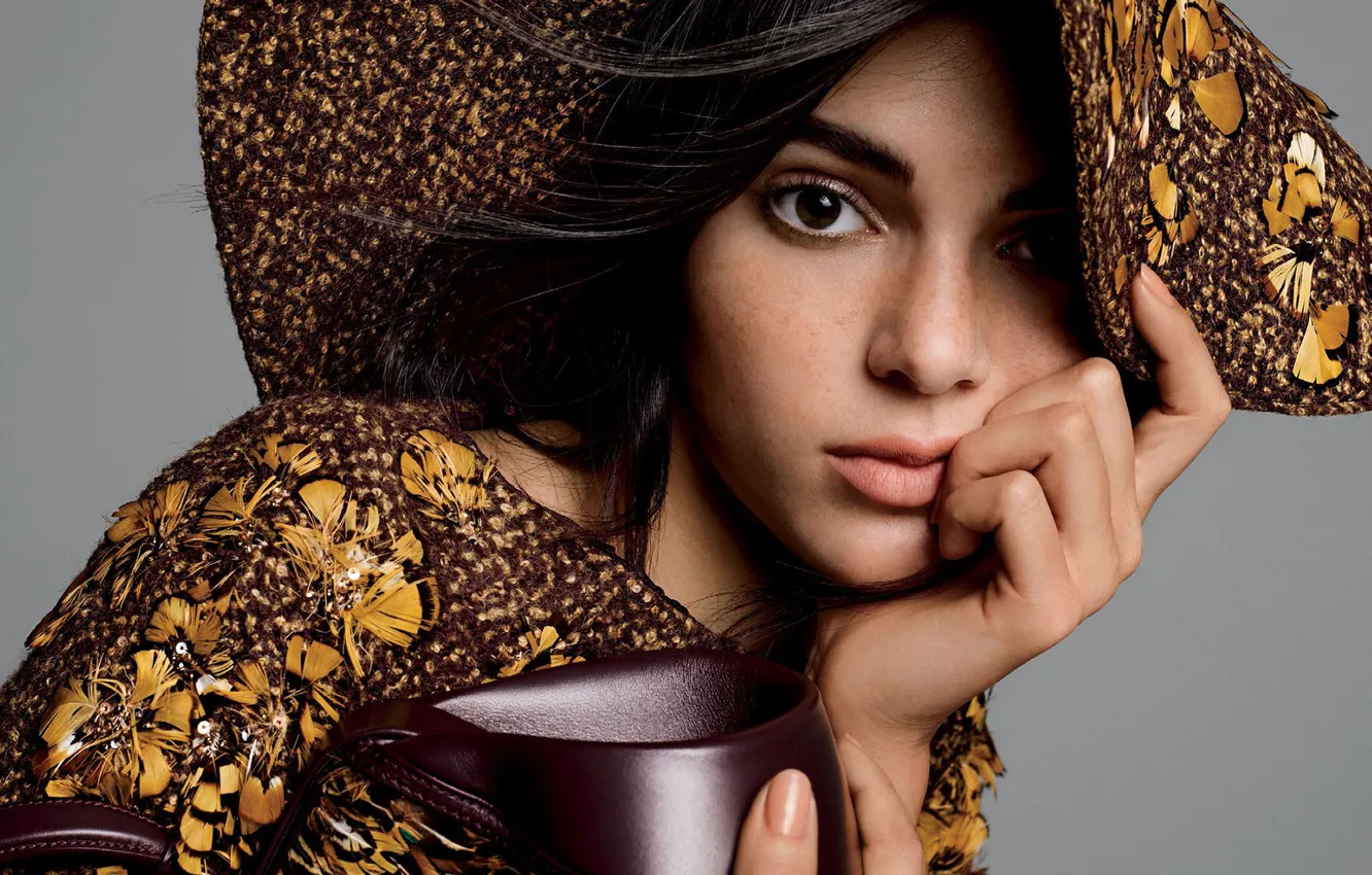 Фото обои модель, брюнетка, Kendall Jenner, Кендалл Дженнер
