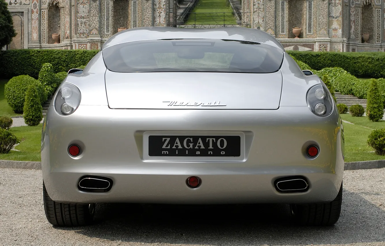 Фото обои Maserati, серебристый, GS Zagato, '2007 20