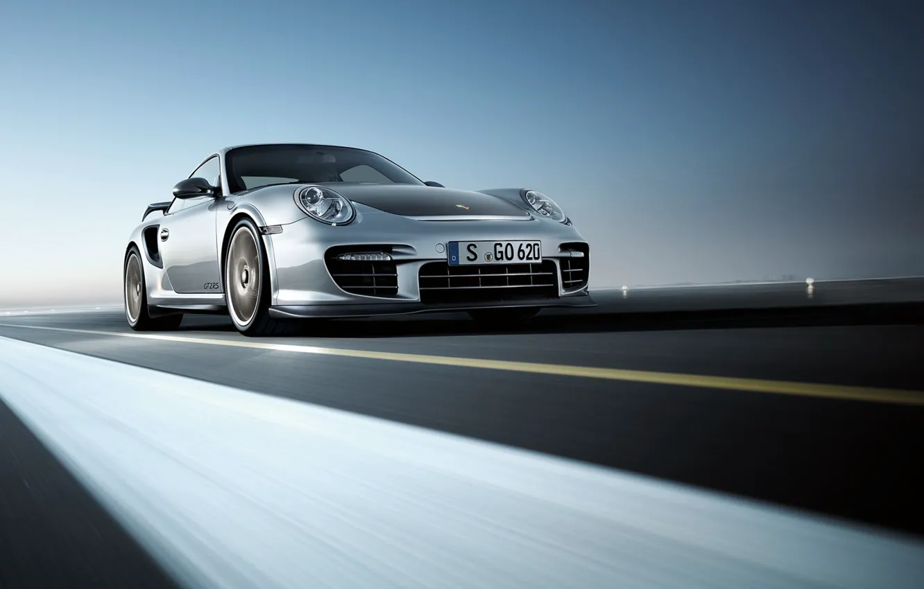 Фото обои авто, машины, widescreen, порш, Porsche-911-GT2-RS-2011