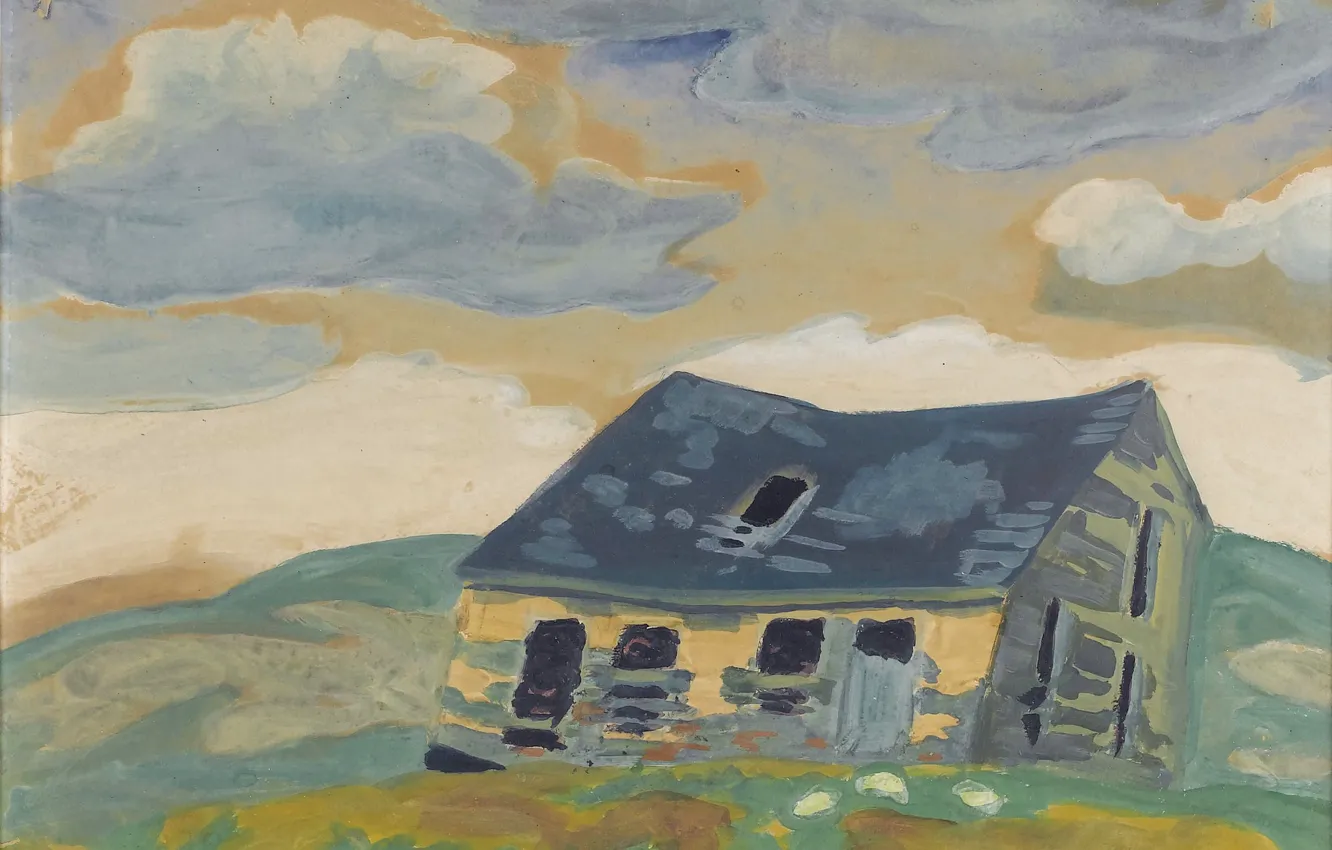 Фото обои 1919, Charles Ephraim Burchfield, Old Barn