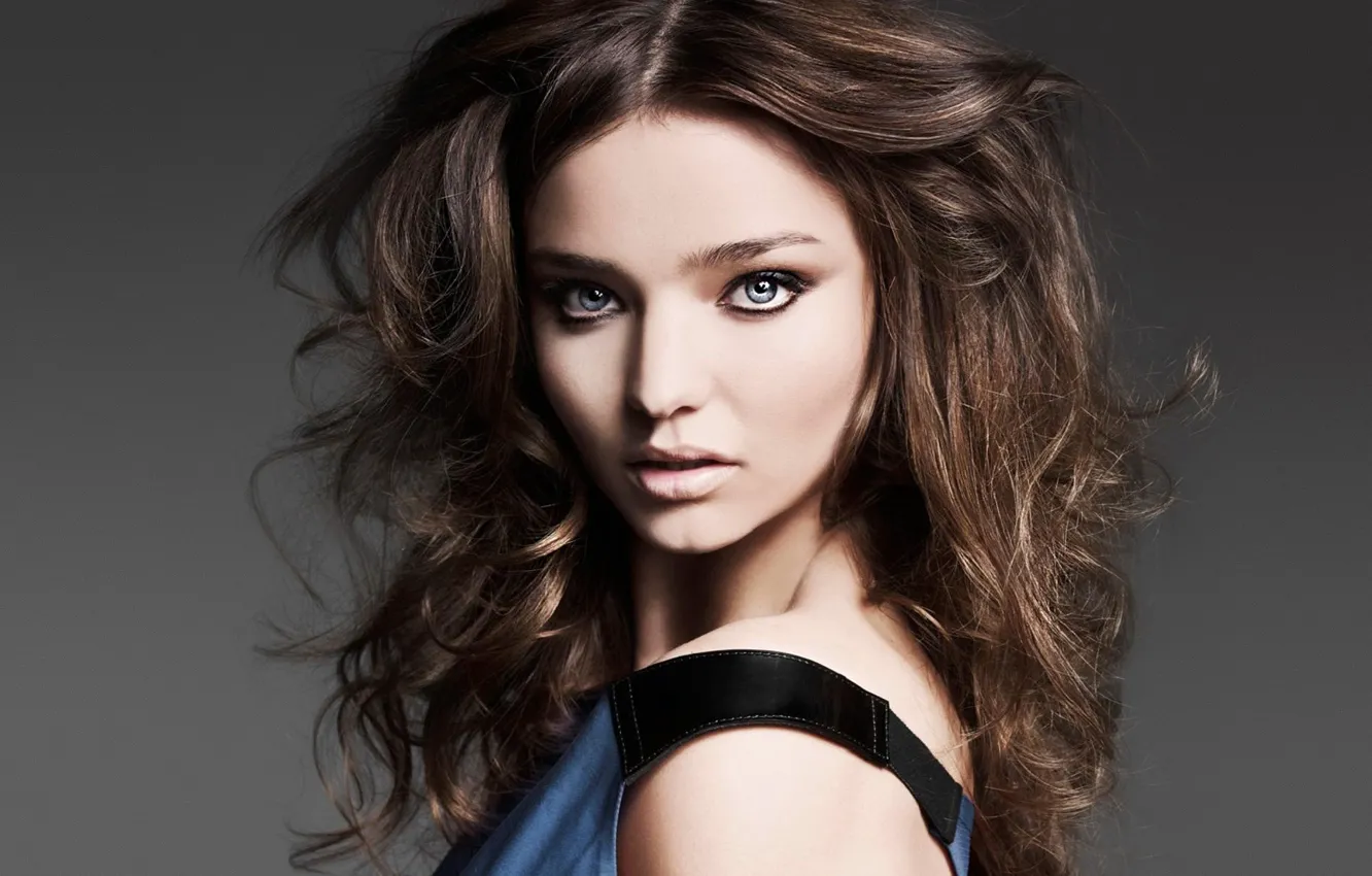 Фото обои взгляд, девушка, модель, Miranda Kerr, Миранда Керр