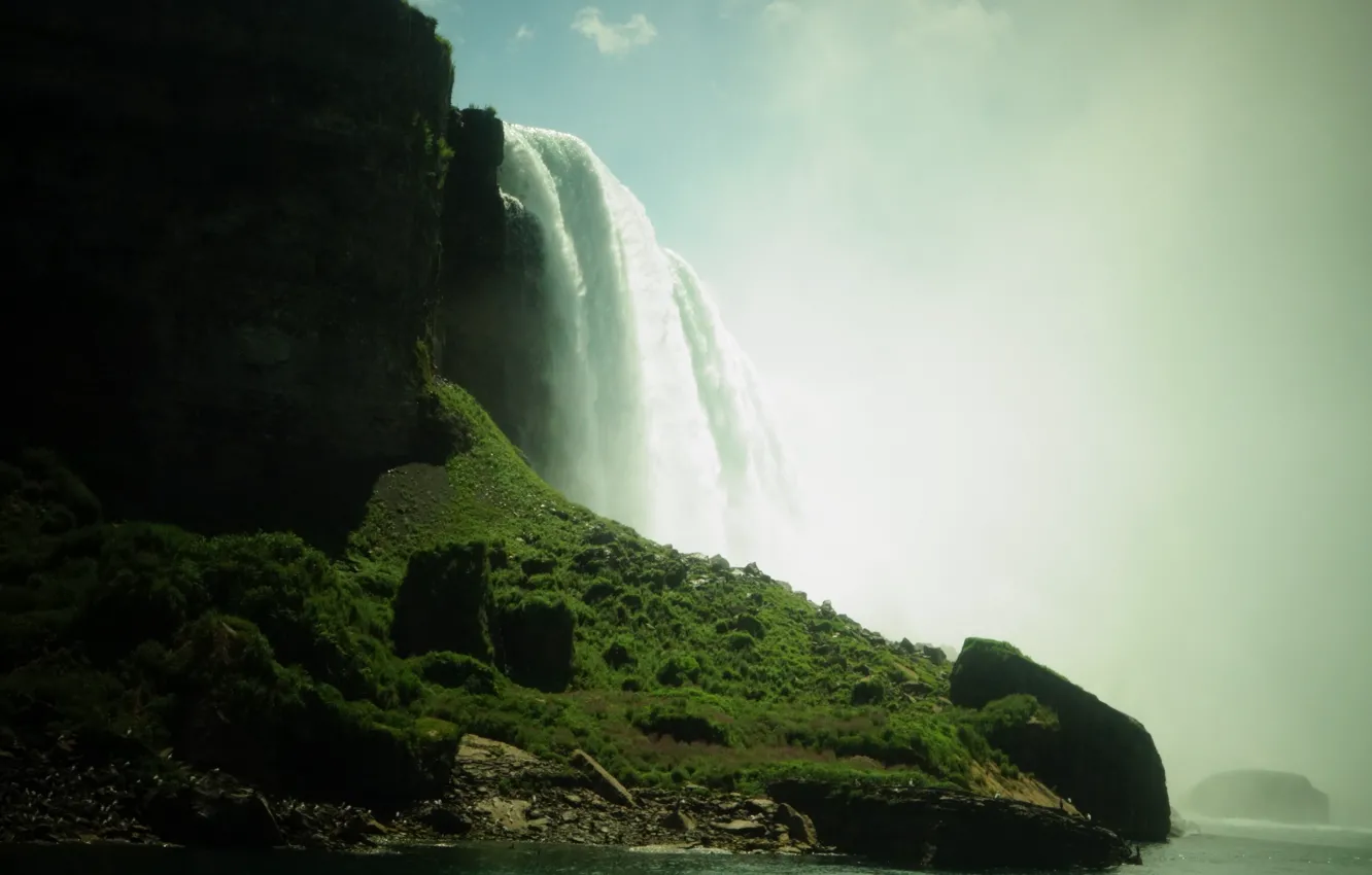 Фото обои пейзаж, гора, водопад, Ontario, Niagara Falls