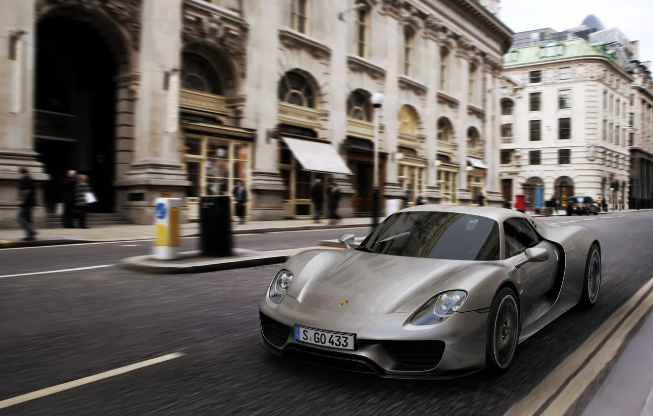 Фото обои Porsche, Hybrid, 918 Spyder