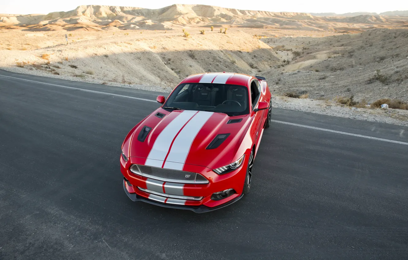 Фото обои Mustang, Ford, Shelby, 2015