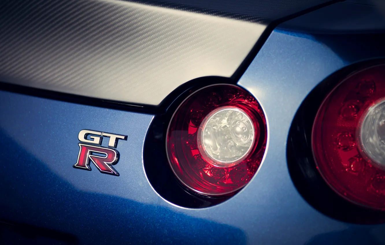 Фото обои Nissan, GT-R, blue