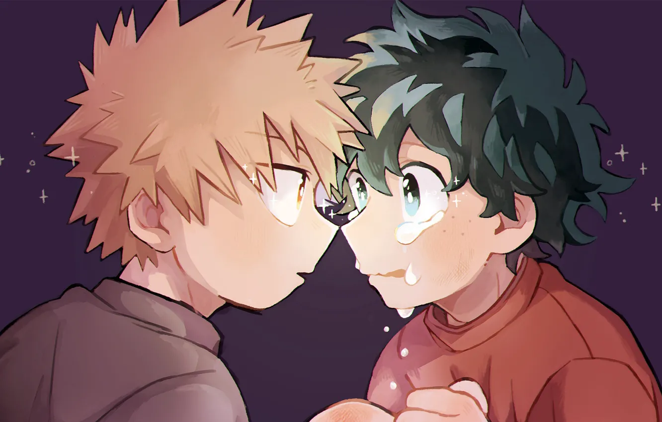 Фото обои мальчики, My Hero Academia, Boku No Hero Academia, Мидория Изуку,...