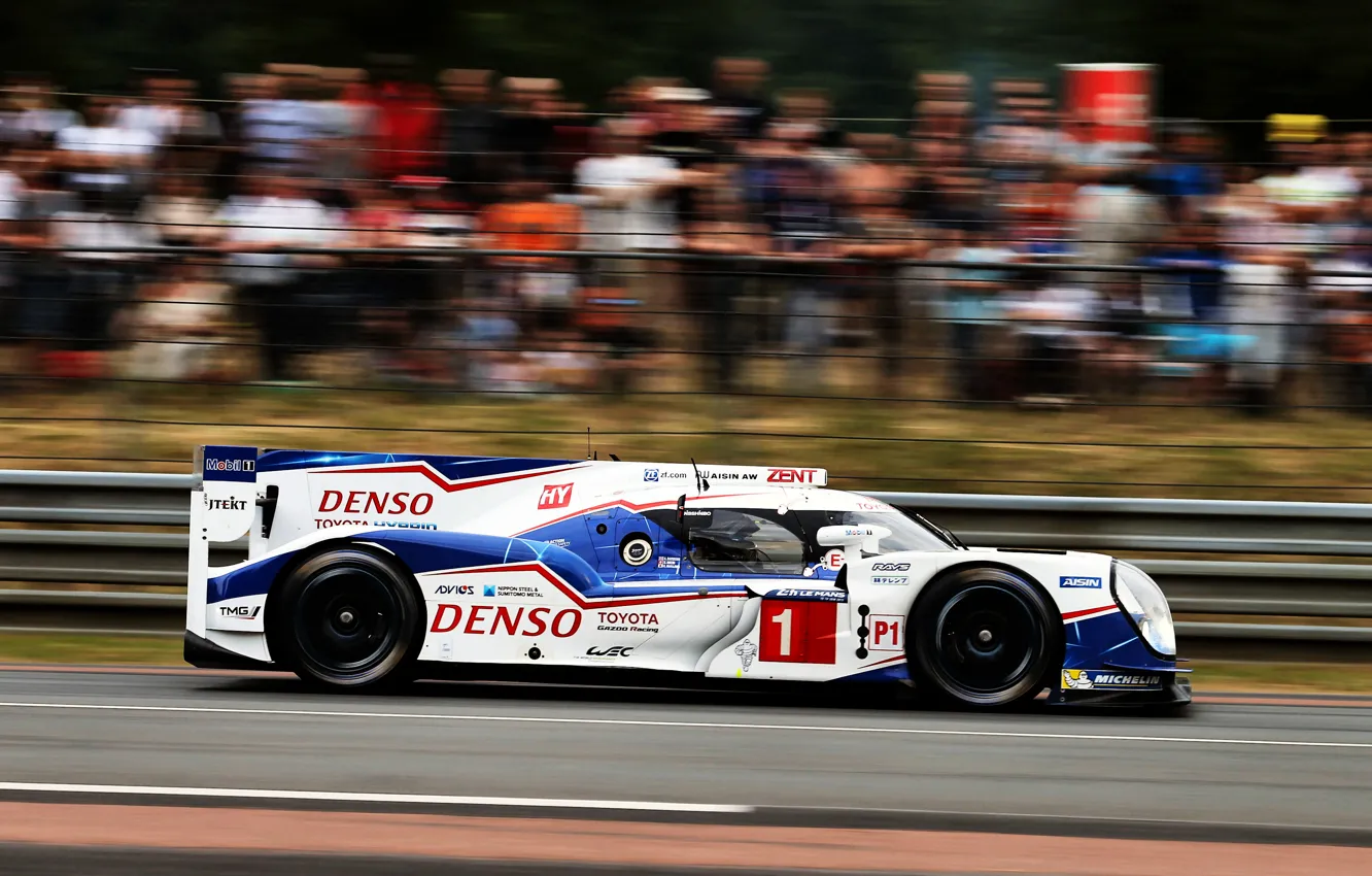 Фото обои Профиль, Toyota, Размытие, WEC, TS040 Hybrid
