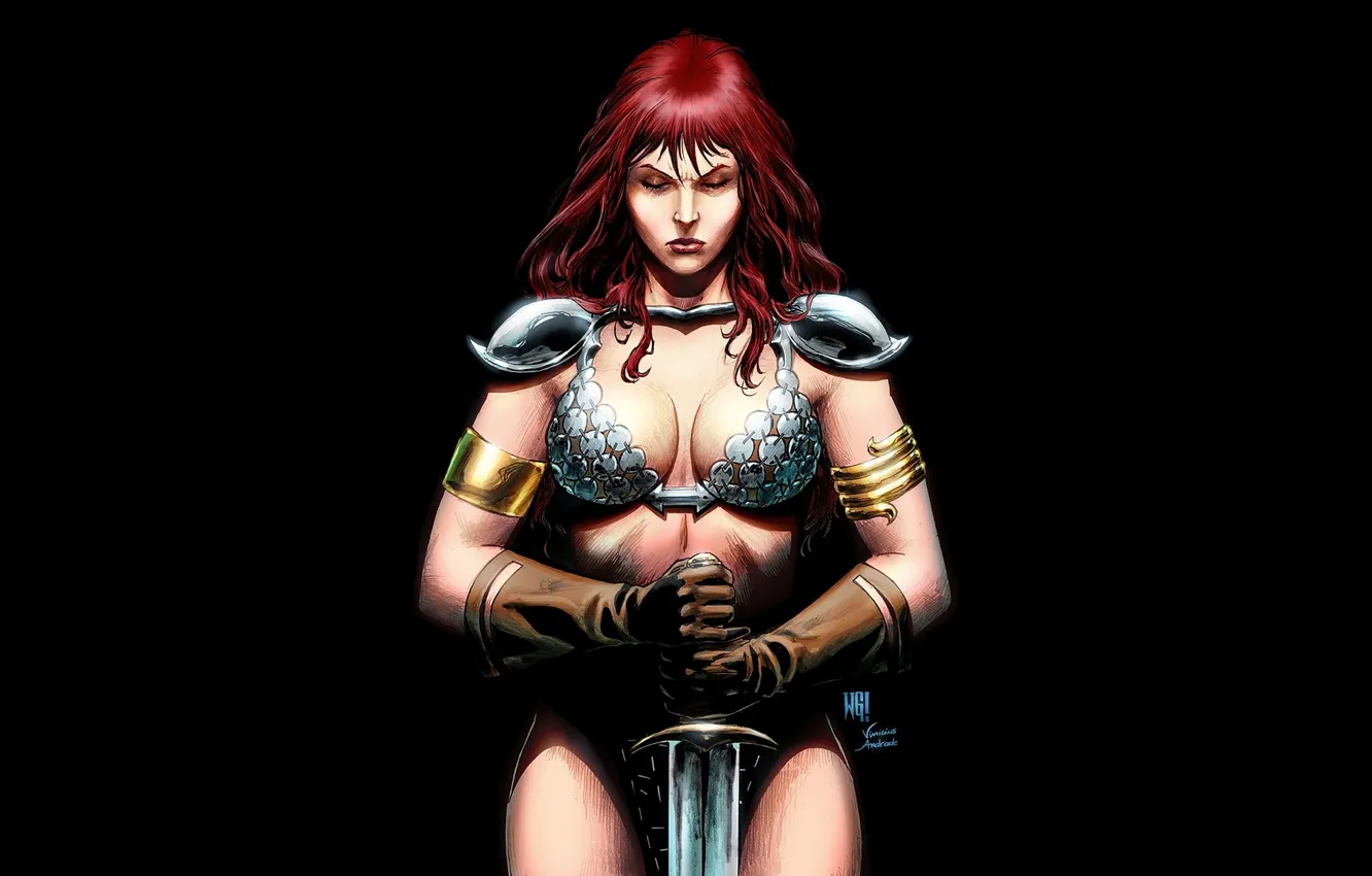 Фото обои Red Sonja, redheads, Comics, women