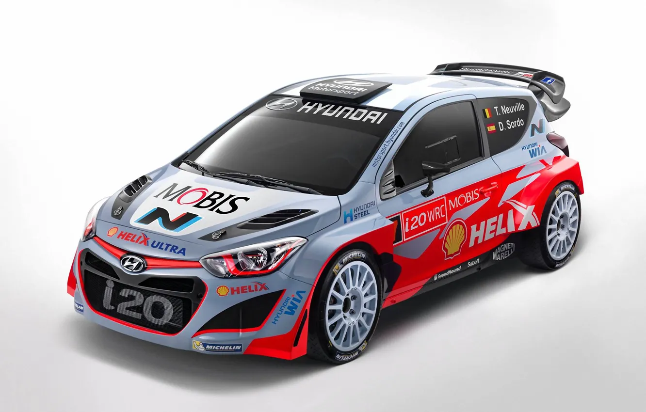 Фото обои Hyundai, WRC, Rally, i20, 2015