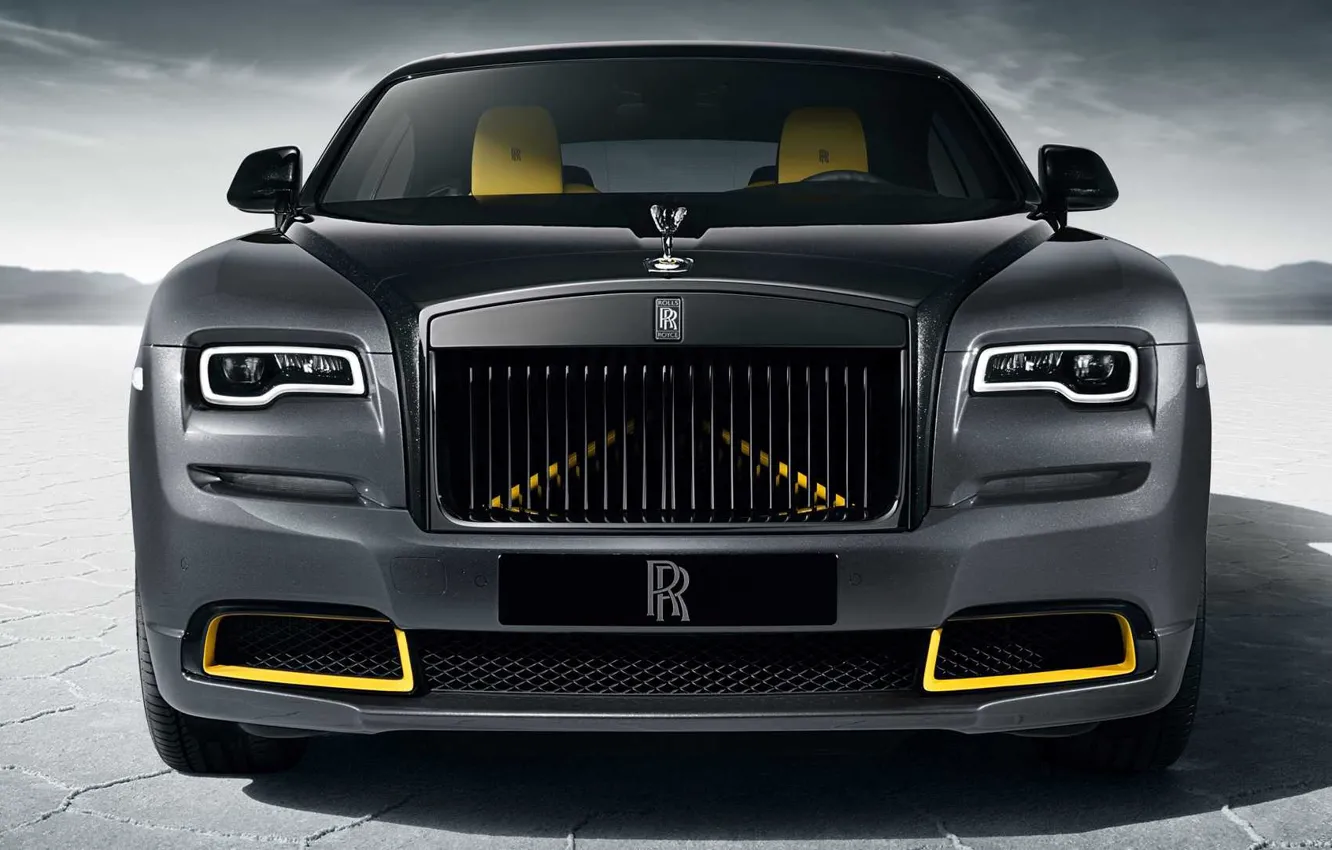 Фото обои Rolls-Royce, вид спереди, Wraith, Black Badge, 2023, Black Arrow, Wraith Black Arrow, 2023 Rolls-Royce Black …