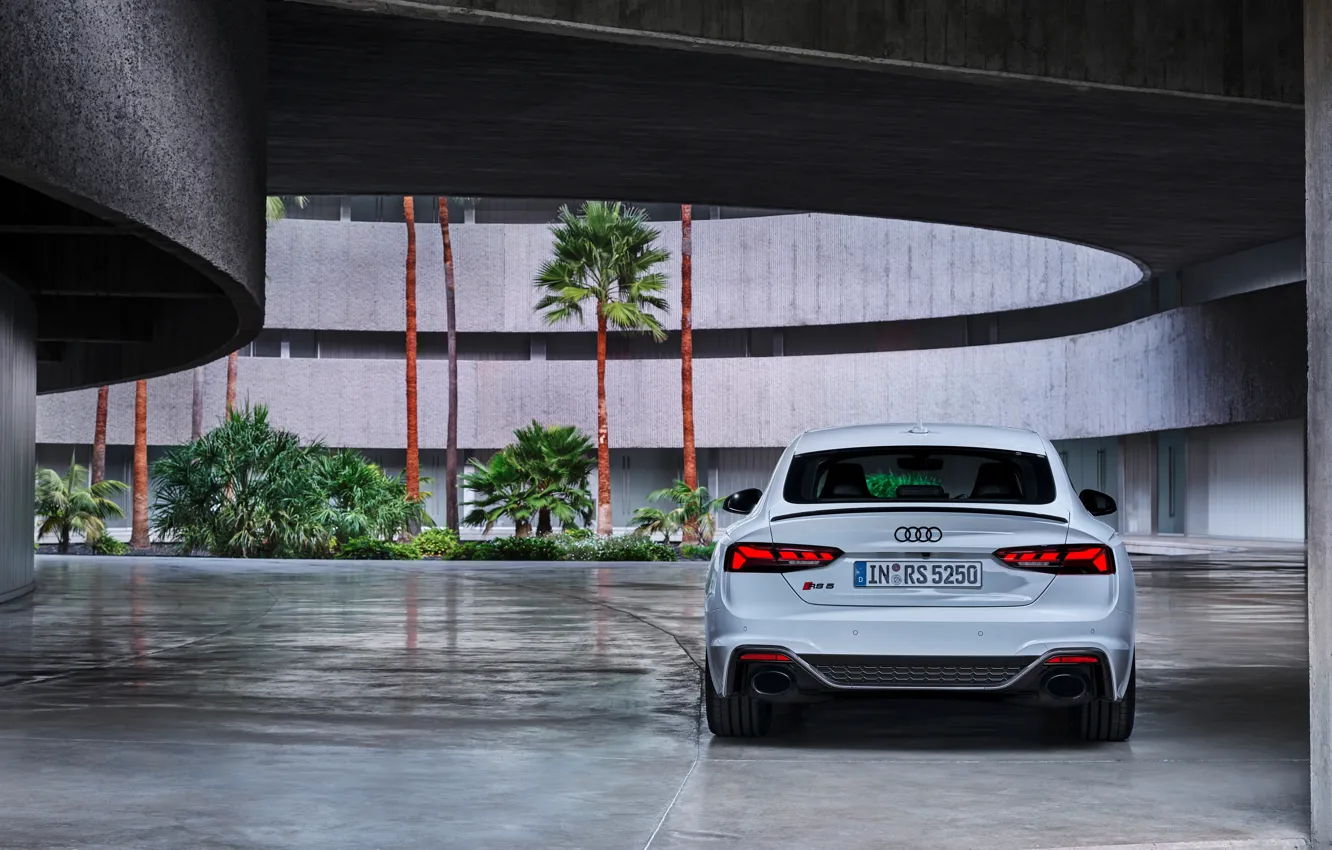 Фото обои Audi, вид сзади, RS5, Sportback, RS 5, 2020
