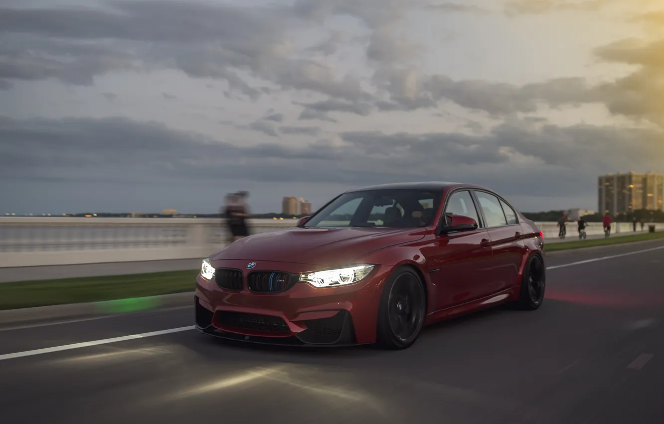 Фото обои BMW, Light, RED, Dynamic, LED, Ride, F81