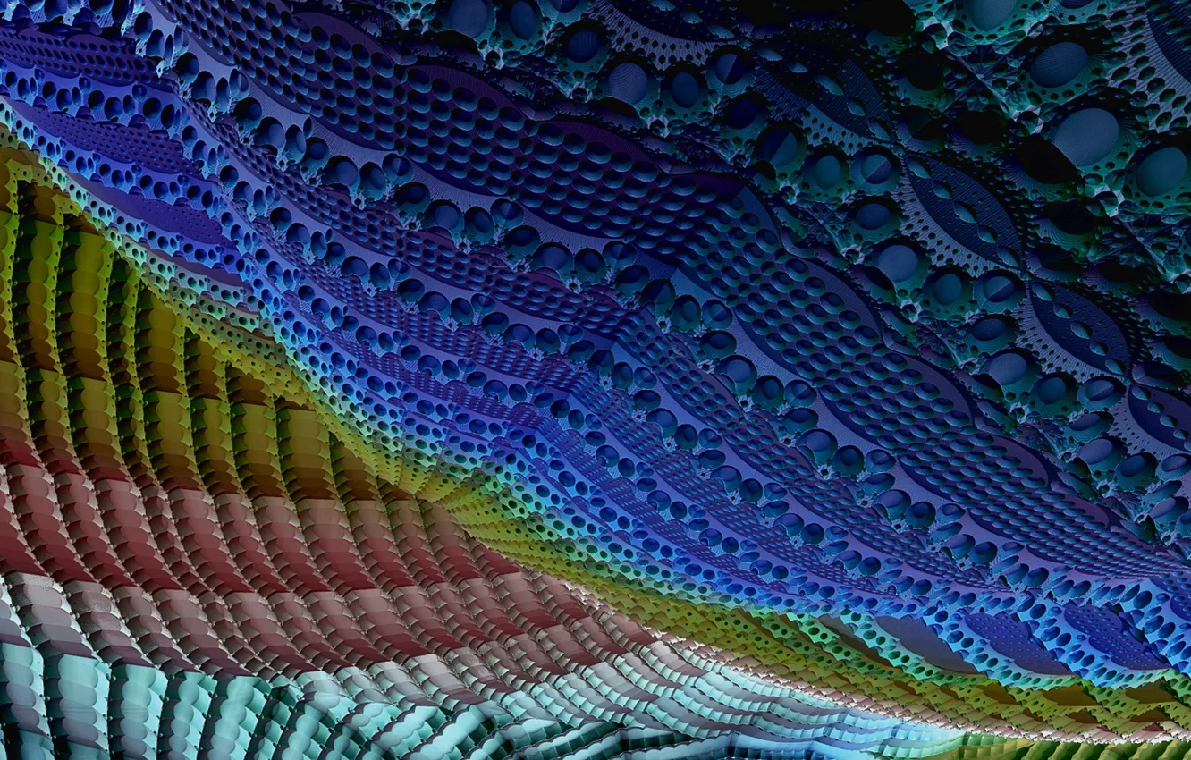 Фото обои абстракция, фон, цвет, форма, Fractal