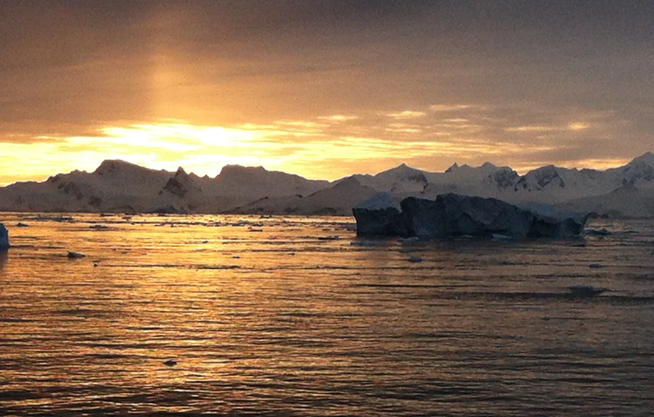 Фото обои лед, природа, антарктика