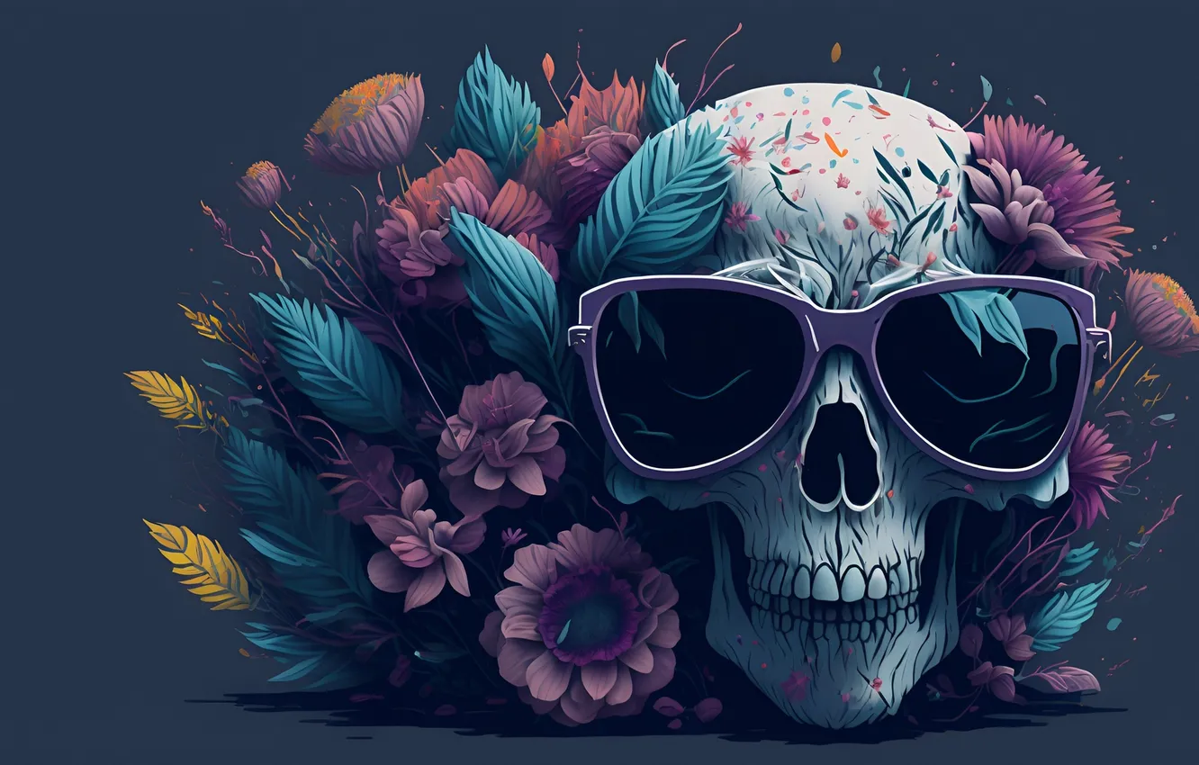 Фото обои wallpaper, Fantasy, Skull, picture